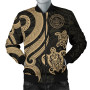 Palau Bomber Jacket - Gold Tentacle Turtle 1