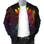 Hawaii Kanaka Maoli Bomber Jacket - Butterfly Polynesian Style 3