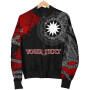 Nauru Polynesian Personalised Bomber Jacket - Polynesian Chain Style 5