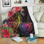 Tuvalu Premium Blanket - Tropical Hippie Style 1
