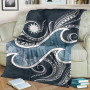 Nauru Polynesian Premium Blanket - Ocean Style 5