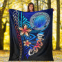 Northern Mariana Islands Premium Blanket - Vintage Tribal Mountain 3