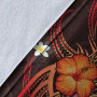 Nauru Polynesian Personalised Premium Blanket - Legend of Nauru (Red) 2