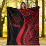 Palau Premium Blanket - Red Polynesian Tentacle Tribal Pattern Crest 6