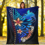 Papua New Guinea Custom Personalised Premium Blanket - Vintage Tribal Mountain 5