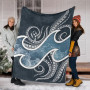 Kosrae Islands Polynesian Premium Blanket - Ocean Style 6