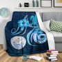 Marshall Islands Premium Blanket - Turtle and Tribal Tattoo Of Polynesian 7