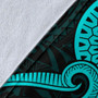 Pohnpei Micronesian Premium Blanket - Turquoise Tentacle Turtle 8