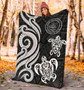 Palau Premium Blanket - White Tentacle Turtle 4