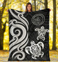 Palau Premium Blanket - White Tentacle Turtle 5