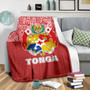 Tonga Premium Blanket - Polynesian Design 3