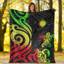 Marshall Islands Premium Blanket - Reggae Tentacle Turtle Crest 6