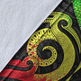 Marshall Islands Premium Blanket - Reggae Tentacle Turtle Crest 7