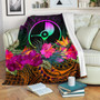 Yap Premium Blanket - Summer Hibiscus 1
