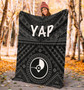 Yap Premium Blanket - Yap Seal With Polynesian Tattoo Style 4