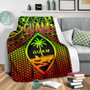 Polynesian Guam Premium Blanket - Reggae Vintage Polynesian Patterns 3