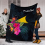 Tokelau Polynesian Premium Blanket - Tropical Flower 6