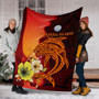 Marshall Islands Premium Blankets - Tribal Tuna Fish 6