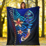 Guam Premium Blanket - Vintage Tribal Mountain 5