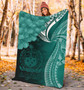 Samoa Premium Blanket - Samoa Seal Wave Style (Green) 4