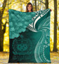 Samoa Premium Blanket - Samoa Seal Wave Style (Green) 5