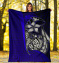 Federated States of Micronesia Premium Blanket Blue - Turtle With Hook 5