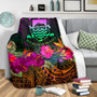 Tuvalu Premium Blanket - Summer Hibiscus 3