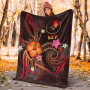 Yap Polynesian Premium Blanket - Legend of Yap (Red) 3