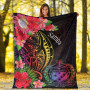 Samoa Premium Blanket - Tropical Hippie Style 5