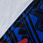 Samoa Premium Blanket - Samoa Seal With Polynesian Patterns In Heartbeat Style (Blue) 8