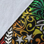 Kosrae Premium Blanket - Rainbow Polynesian Pattern 8
