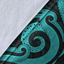 Tuvalu Premium Blanket - Turquoise Tentacle Turtle 7