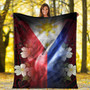 The Philippines Premium Blanket - Filipino Flag with Islander Patterns