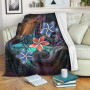Tokelau Premium Blanket - Plumeria Flowers Style 1