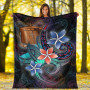 Tokelau Premium Blanket - Plumeria Flowers Style 5