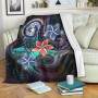 Northern Mariana Islands Premium Blanket - Plumeria Flowers Style 1