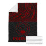 Pohnpei Premium Blanket - Micronesian Red Version 4