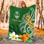 Guam Personalised Premium Blanket - Guamanian Spirit Green 2