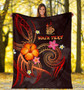 New Caledonia Polynesian Personalised Premium Blanket - Legend of New Caledonia (Red) 5