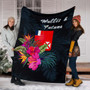 Wallis and Futuna Polynesian Premium Blanket - Tropical Flower 6