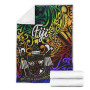 Fiji Premium Blanket - Rainbow Polynesian Pattern Crest 7