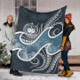 Samoa Polynesian Premium blanket - Ocean Style 3