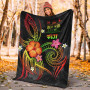 Fiji Polynesian Premium Blanket - Legend of Fiji (Reggae) 2