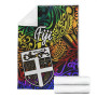 Fiji Premium Blanket - Rainbow Polynesian Pattern 8