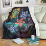 Tuvalu Premium Blanket - Plumeria Flowers Style 1