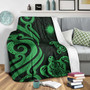 Marshall Islands Premium Blanket - Green Tentacle Turtle Crest 6