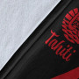Tahiti Premium Blanket - Red Polynesian Tentacle Tribal Pattern 8