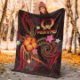 Pohnpei Polynesian Premium Blanket - Legend of Pohnpei (Red) 3