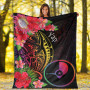 Yap State Premium Blanket - Tropical Hippie Style 5