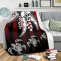Yap State Premium Blanket - Vertical Stripes Style 4